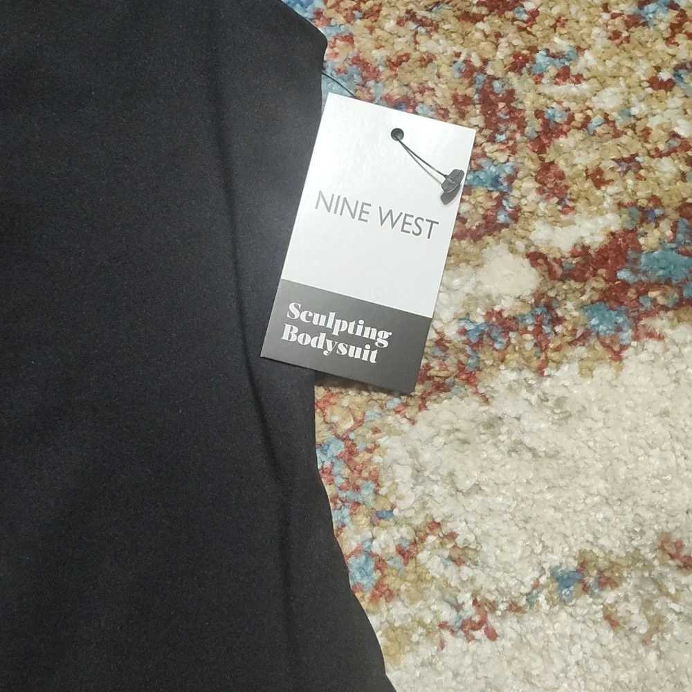 Nine West Black Women's Sculpting Bodysuit - Picture 2 of 9